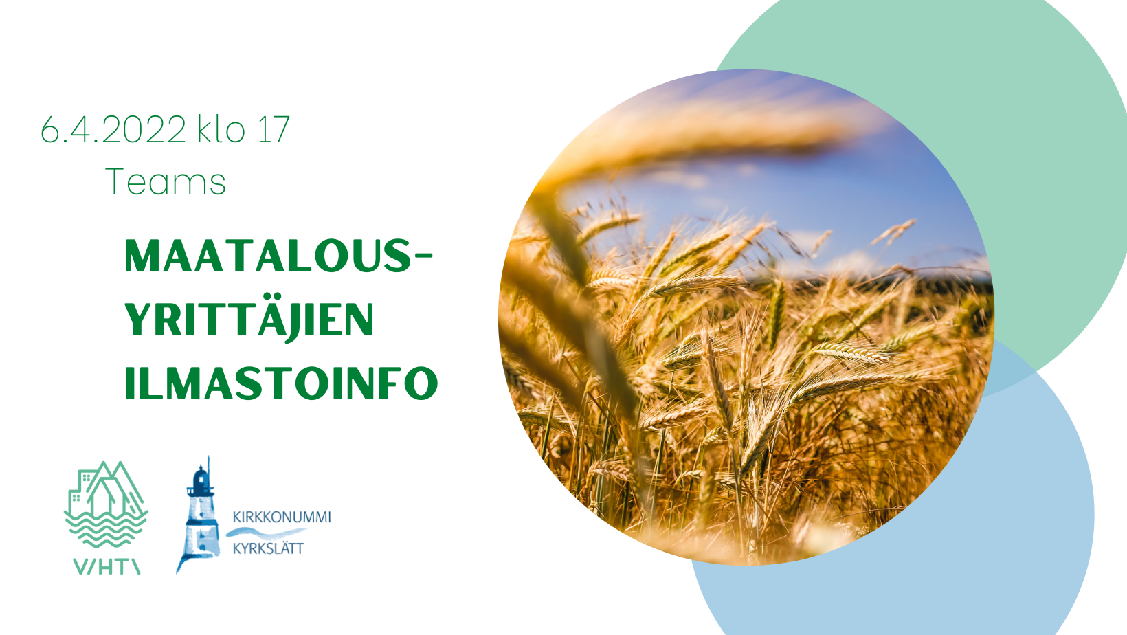 Maanviljelijöiden ilmastoinfo